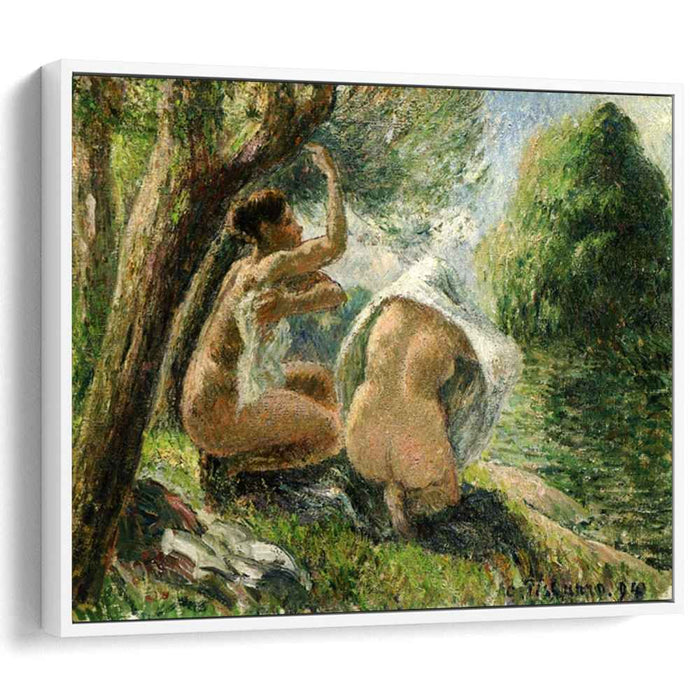 Bathers 3 (1894) by Camille Pissarro