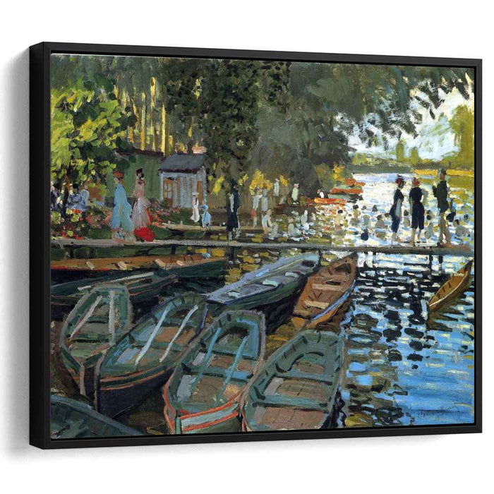 Bathers at La Grenouillere (1869) by Claude Monet