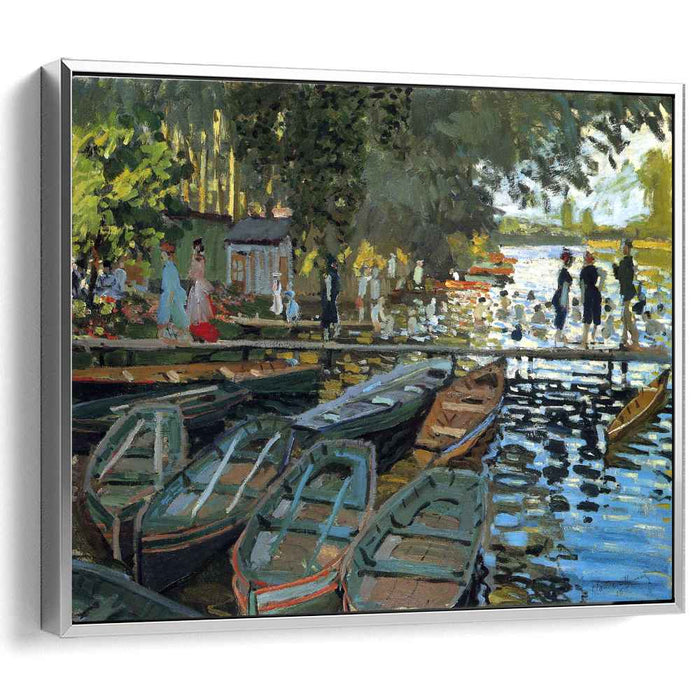 Bathers at La Grenouillere (1869) by Claude Monet