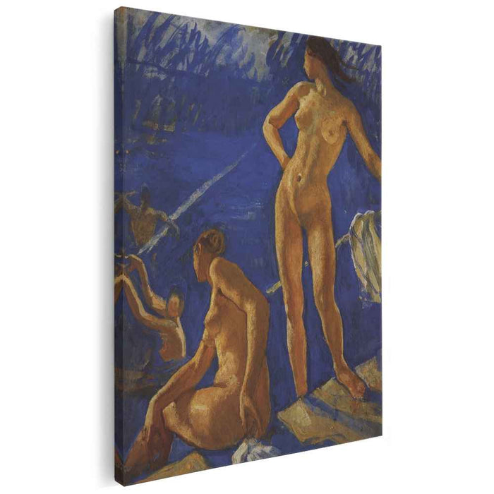 Bathing (1917) by Zinaida Serebriakova