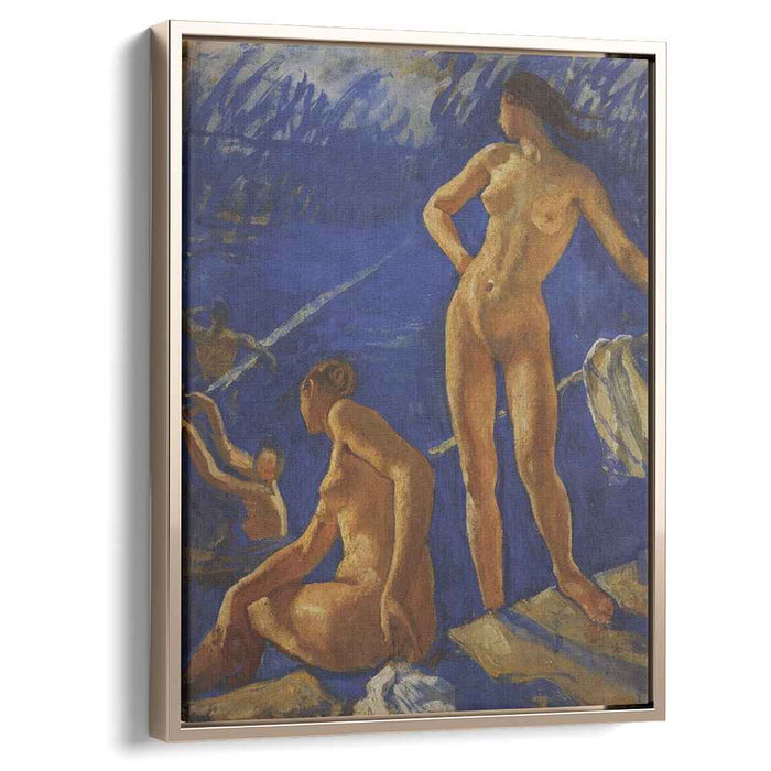 Bathing (1917) by Zinaida Serebriakova