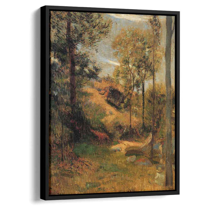 Bathing in Front of the Port of Pont-Aven (1886) by Paul Gauguin