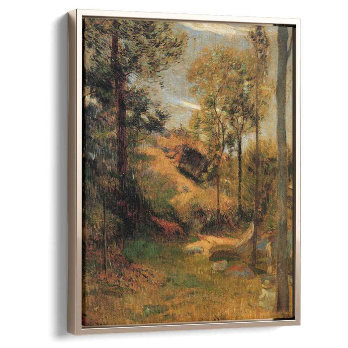 Bathing in Front of the Port of Pont-Aven (1886) by Paul Gauguin