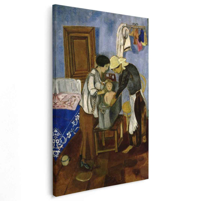 Bathing of a Baby (1916) by Marc Chagall