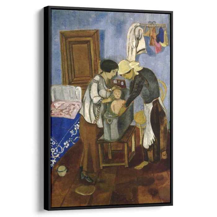 Bathing of a Baby (1916) by Marc Chagall