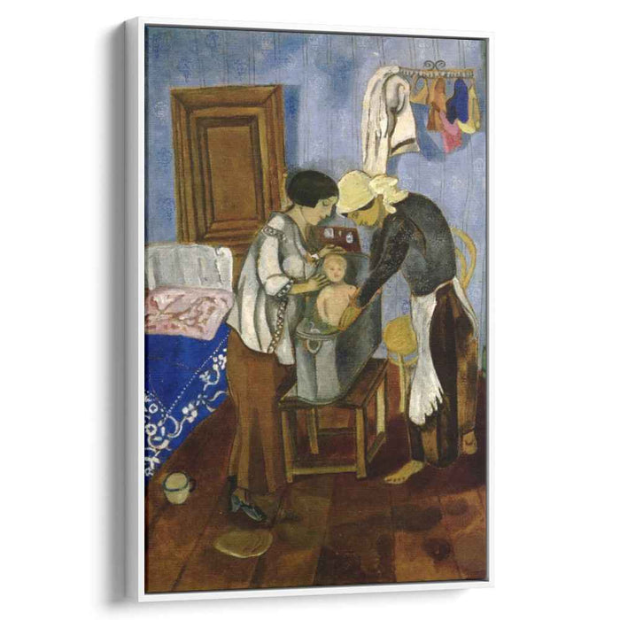 Bathing of a Baby (1916) by Marc Chagall