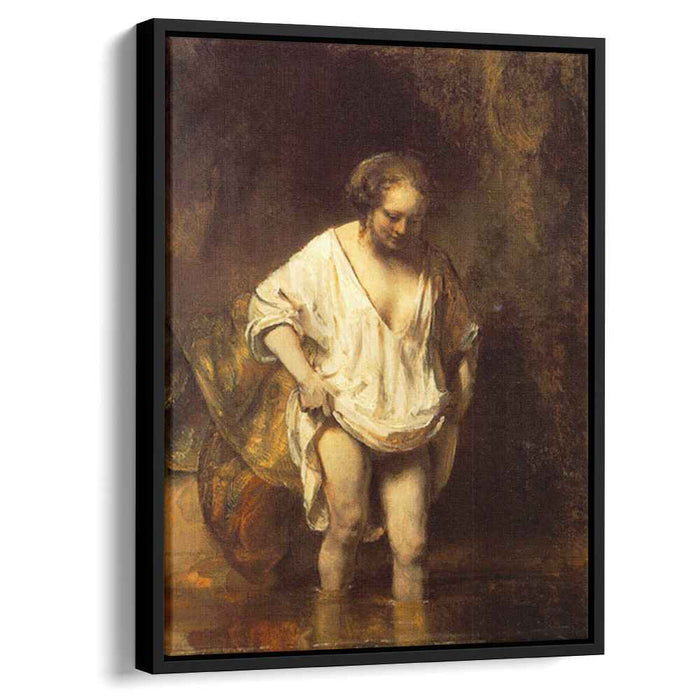Hendrickje Bathing in a River (1654) by Rembrandt