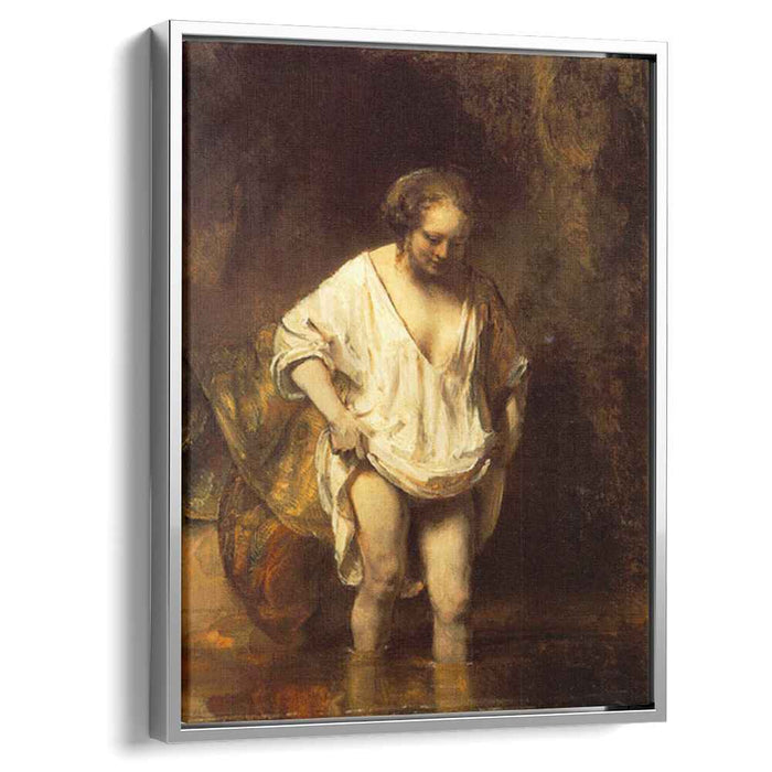 Hendrickje Bathing in a River (1654) by Rembrandt
