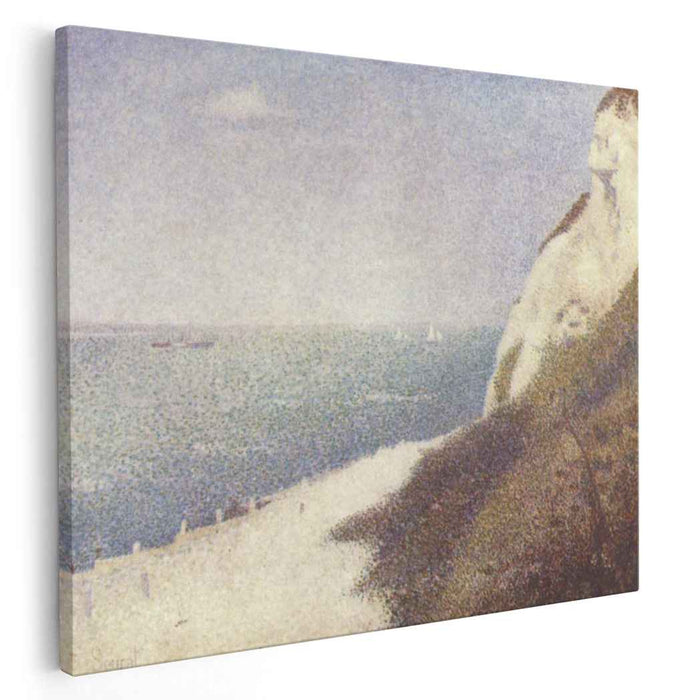 Beach at Bas Butin, Honfleur by Georges Seurat