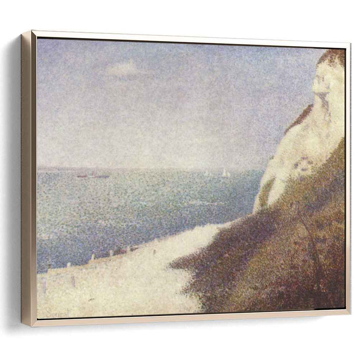 Beach at Bas Butin, Honfleur by Georges Seurat