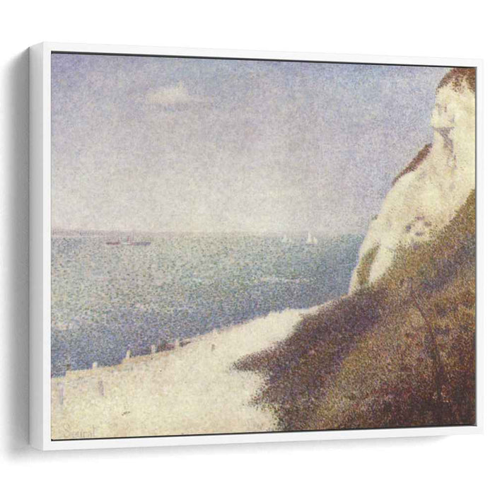 Beach at Bas Butin, Honfleur by Georges Seurat
