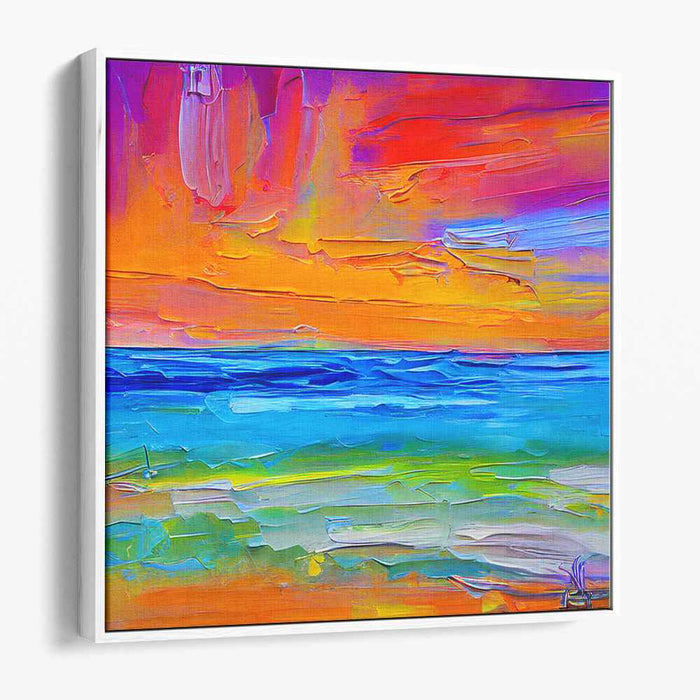 Tactile Emotion Evoked: Textured Abstract Expressionist Canvas Art