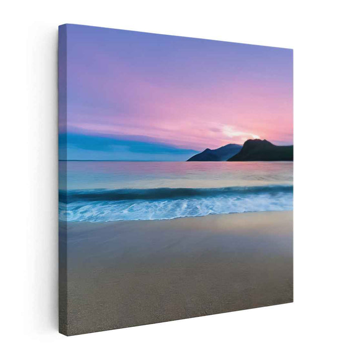 Enigmatic Waterscapes: Captivating Twilight Seascape Canvas Art