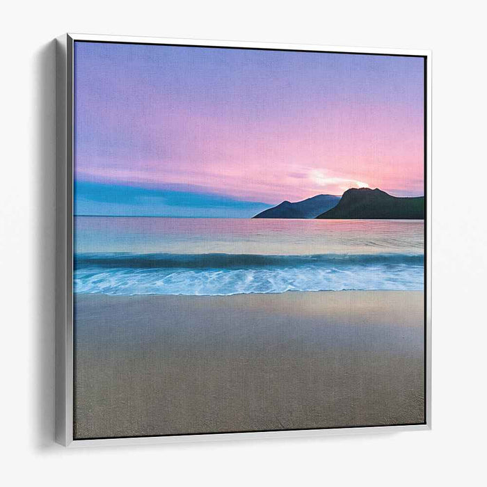 Enigmatic Waterscapes: Captivating Twilight Seascape Canvas Art