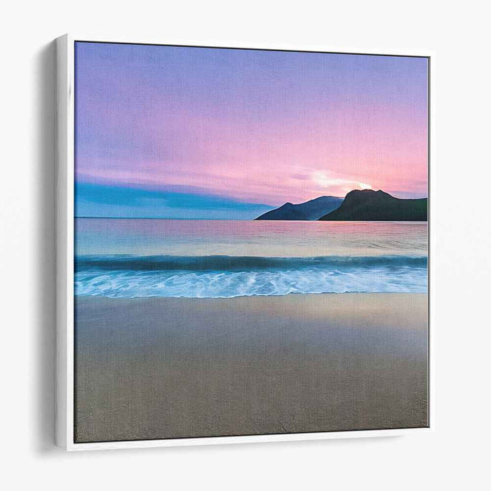 Enigmatic Waterscapes: Captivating Twilight Seascape Canvas Art