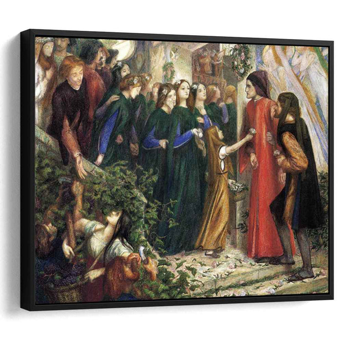 Beatrice, Meeting Dante at a Wedding Feast, Denies him her Salutation by Dante Gabriel Rossetti