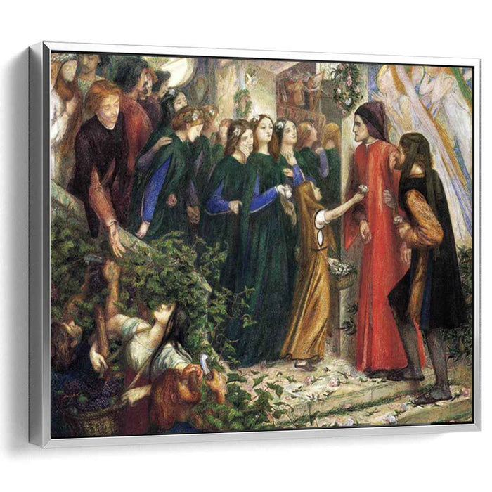 Beatrice, Meeting Dante at a Wedding Feast, Denies him her Salutation by Dante Gabriel Rossetti