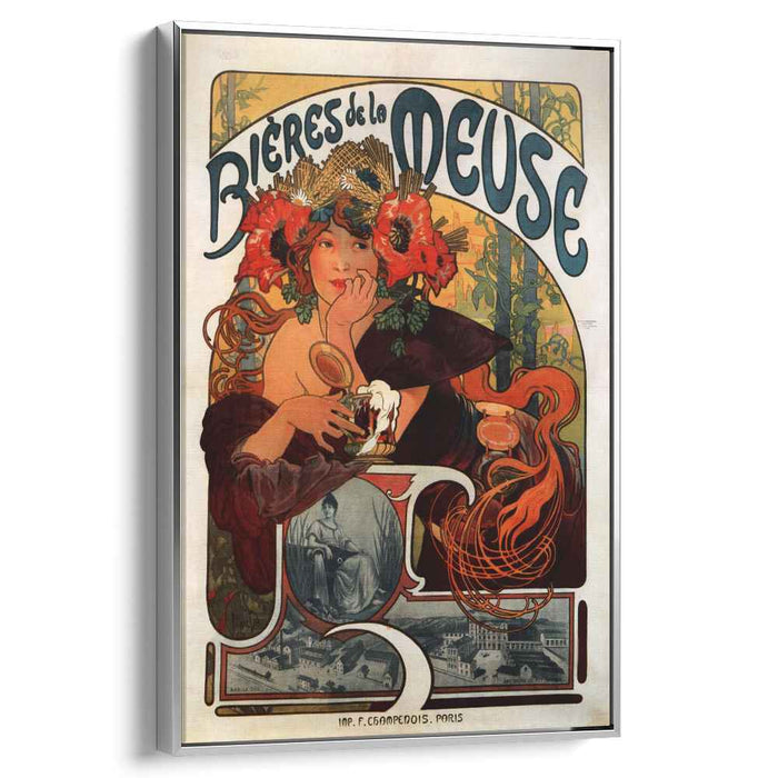 Beer of the Meuse (1897) by Alphonse Mucha