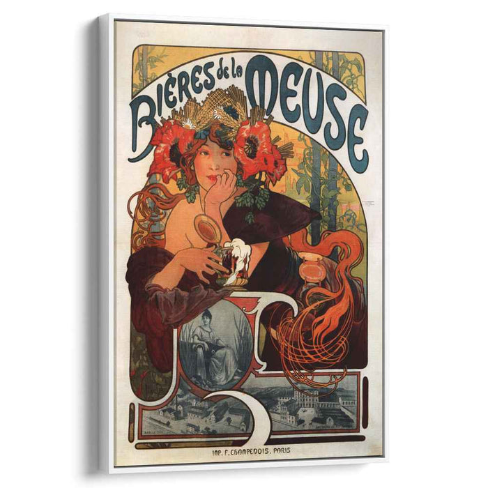 Beer of the Meuse (1897) by Alphonse Mucha
