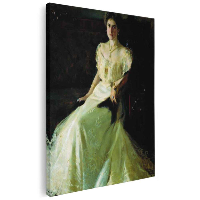 Before the ball by Boris Kustodiev