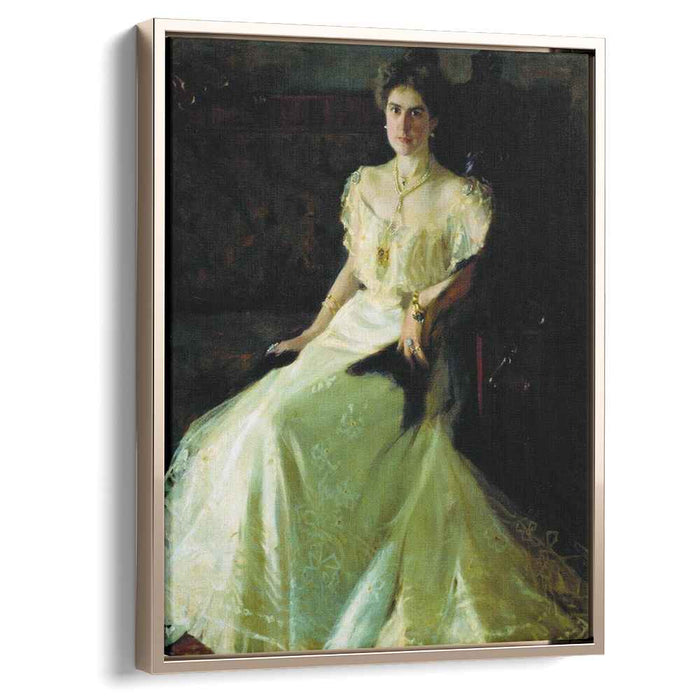 Before the ball by Boris Kustodiev