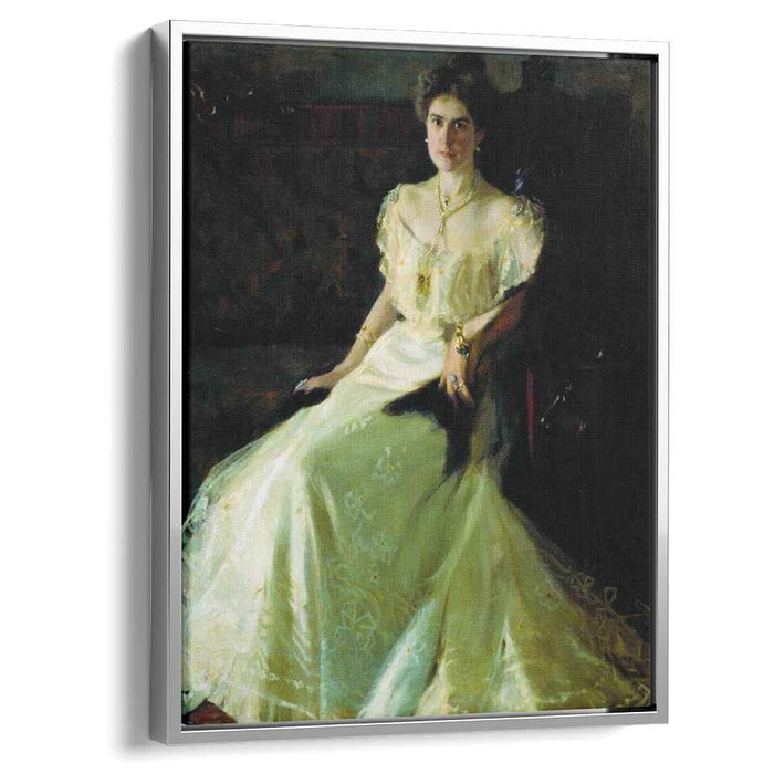 Before the ball by Boris Kustodiev