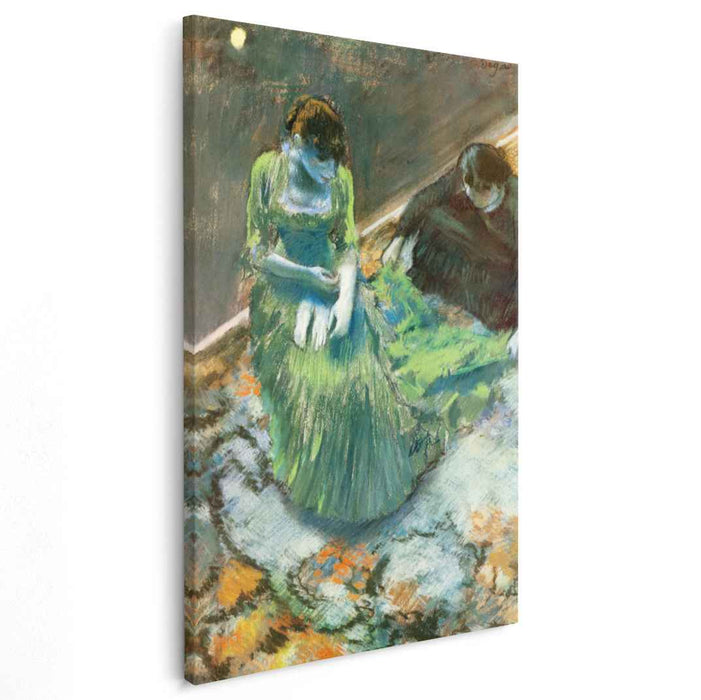 Before the Curtain Call (1892) by Edgar Degas