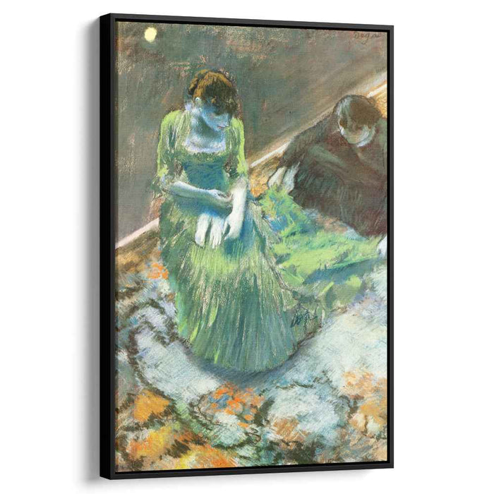 Before the Curtain Call (1892) by Edgar Degas