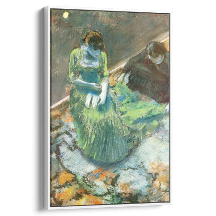 Before the Curtain Call (1892) by Edgar Degas