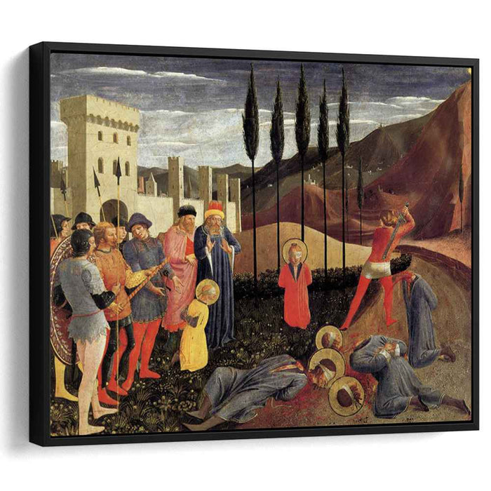 Beheading of Saint Cosmas and Saint Damian (1440) by Fra Angelico