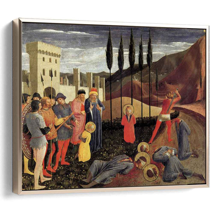 Beheading of Saint Cosmas and Saint Damian (1440) by Fra Angelico
