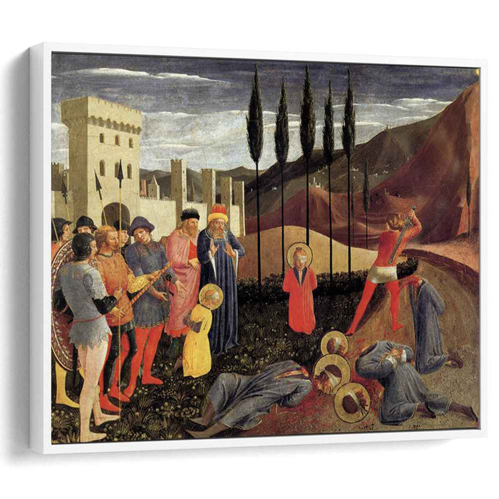 Beheading of Saint Cosmas and Saint Damian (1440) by Fra Angelico