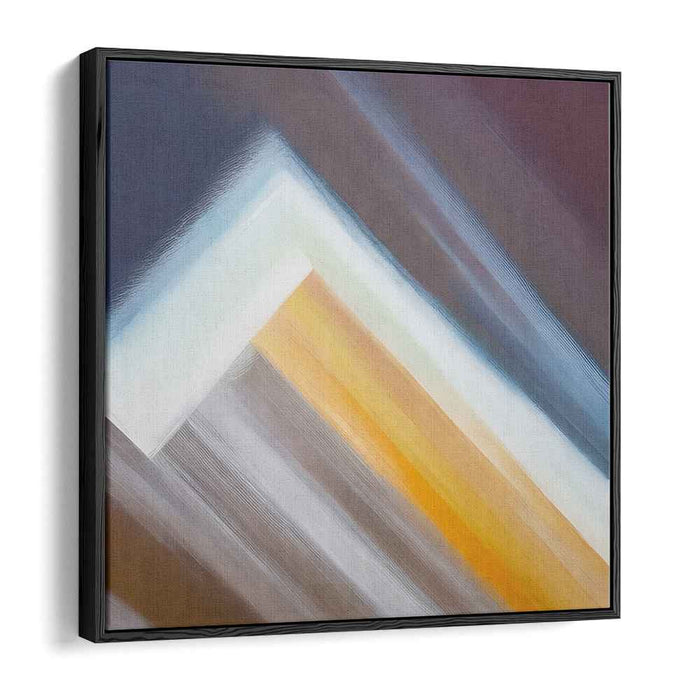 Endless Prism: Abstract Geometric Gradient Canvas Art Print