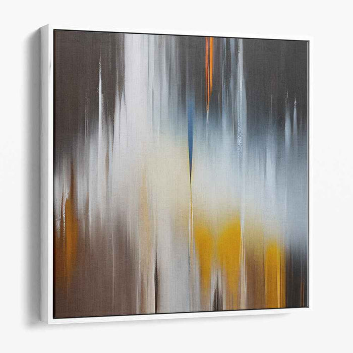 Beige Abstract Print #033