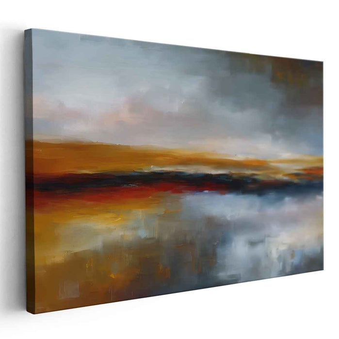 Beige Abstract Print #112