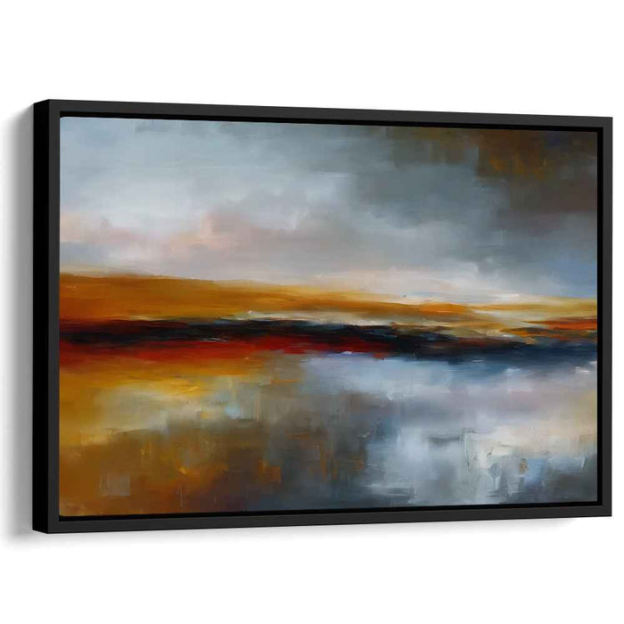 Beige Abstract Print #112