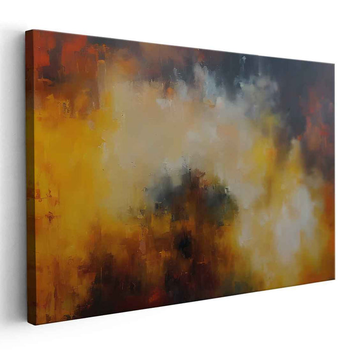 Beige Abstract Print #117