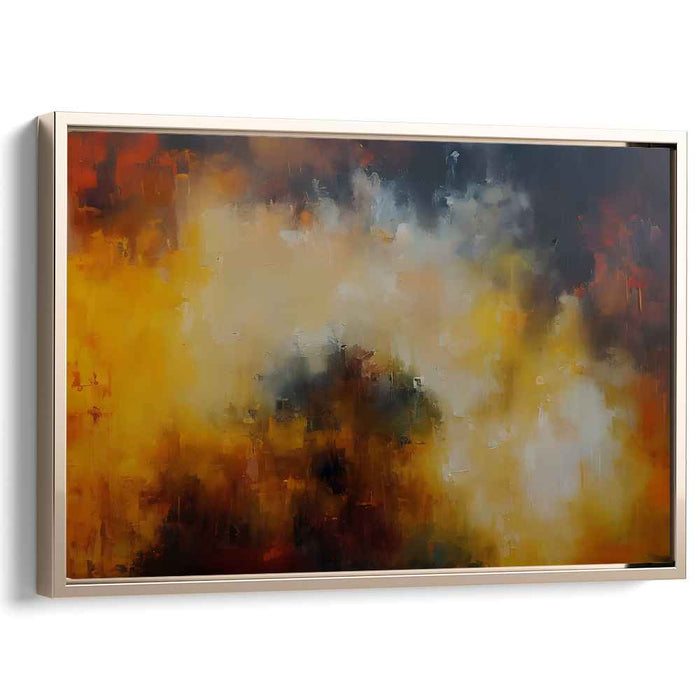 Beige Abstract Print #117