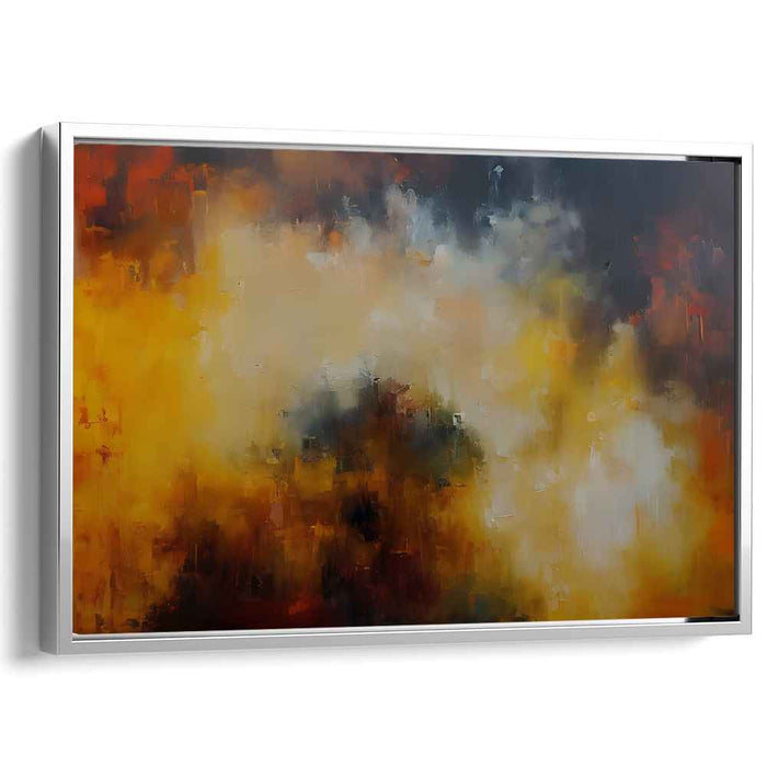 Beige Abstract Print #117