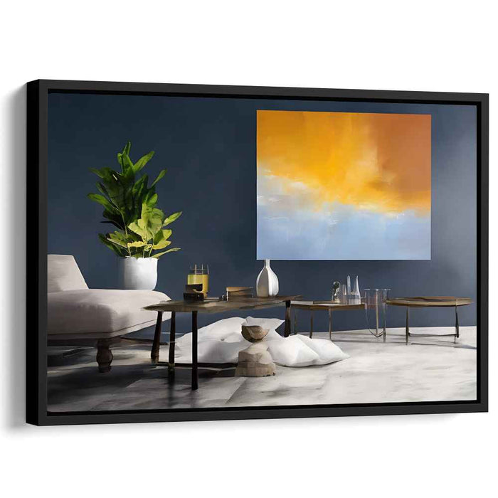 Beige Abstract Print #126