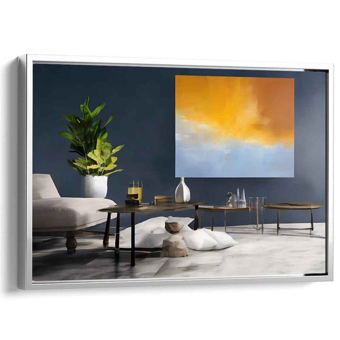 Beige Abstract Print #126