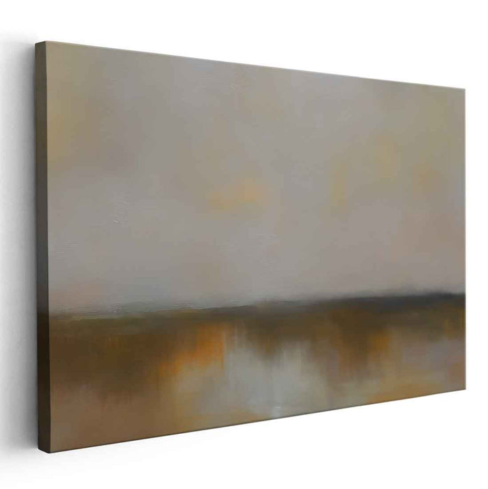 Transient Illusions: Ethereal Impressionist Landscape Canvas Art