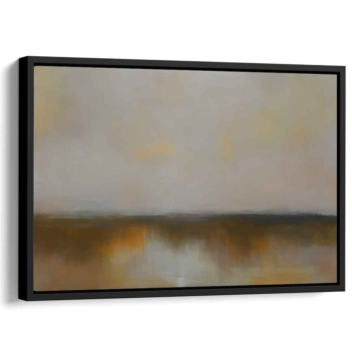 Transient Illusions: Ethereal Impressionist Landscape Canvas Art