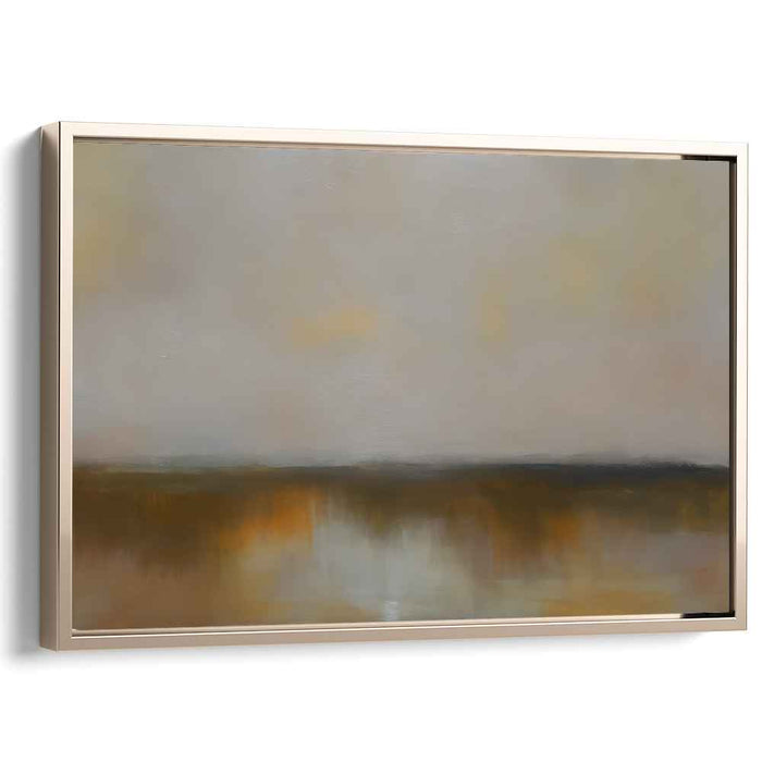 Transient Illusions: Ethereal Impressionist Landscape Canvas Art