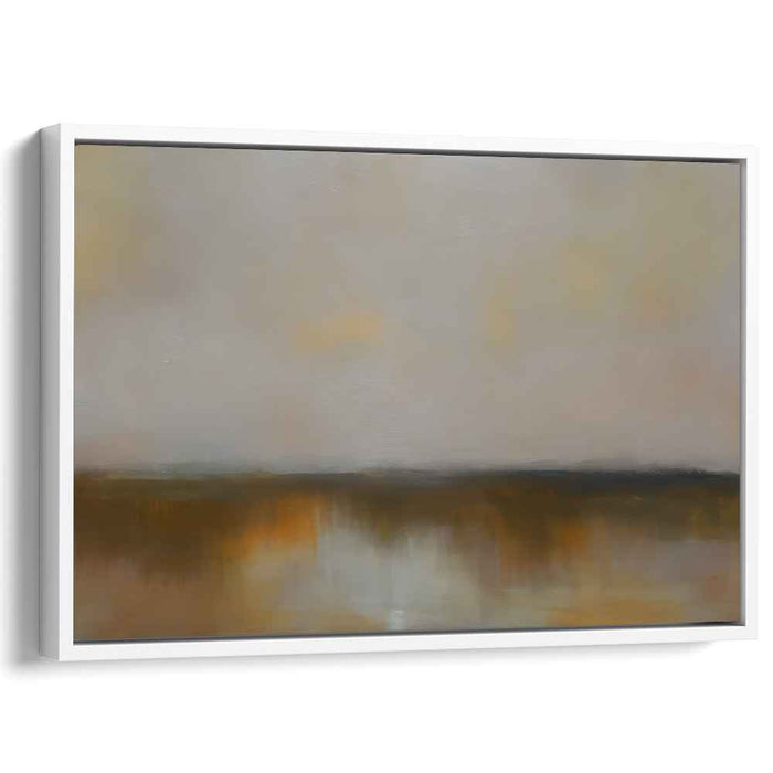 Transient Illusions: Ethereal Impressionist Landscape Canvas Art