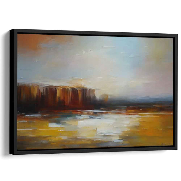 Beige Abstract Print #139