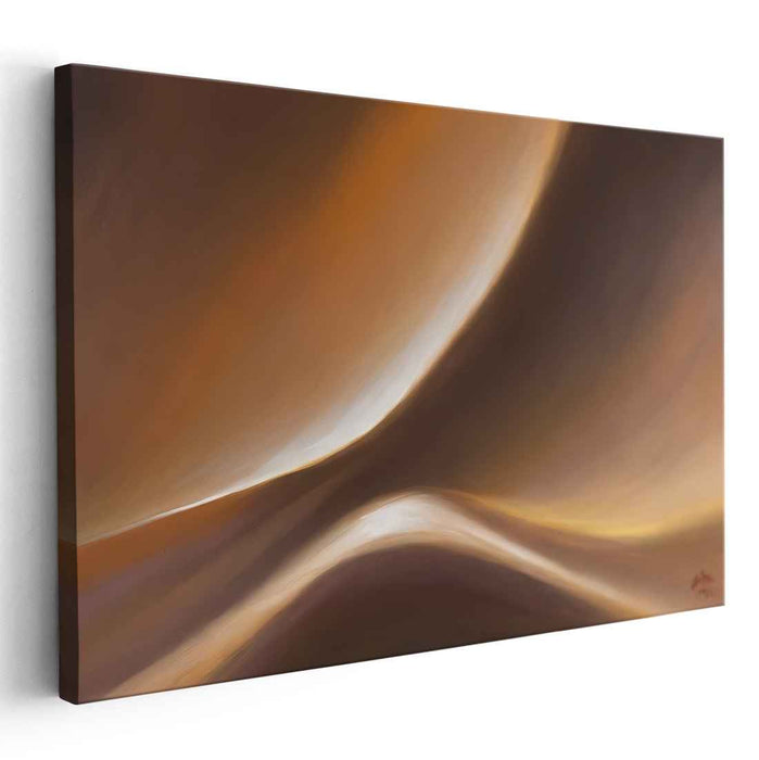 Beige Abstract Print #141