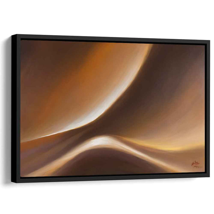 Beige Abstract Print #141