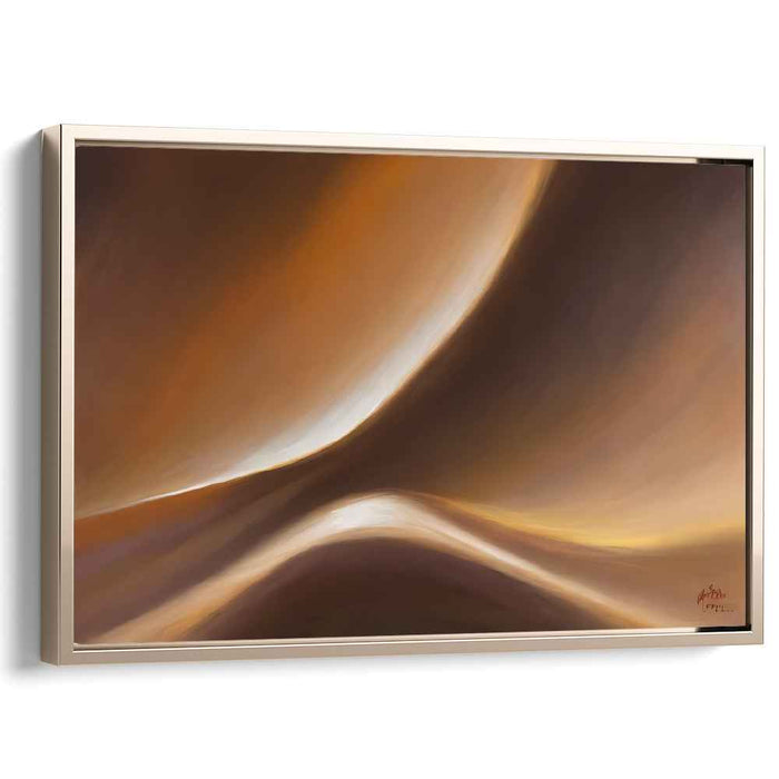 Beige Abstract Print #141