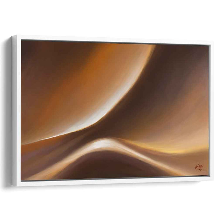 Beige Abstract Print #141